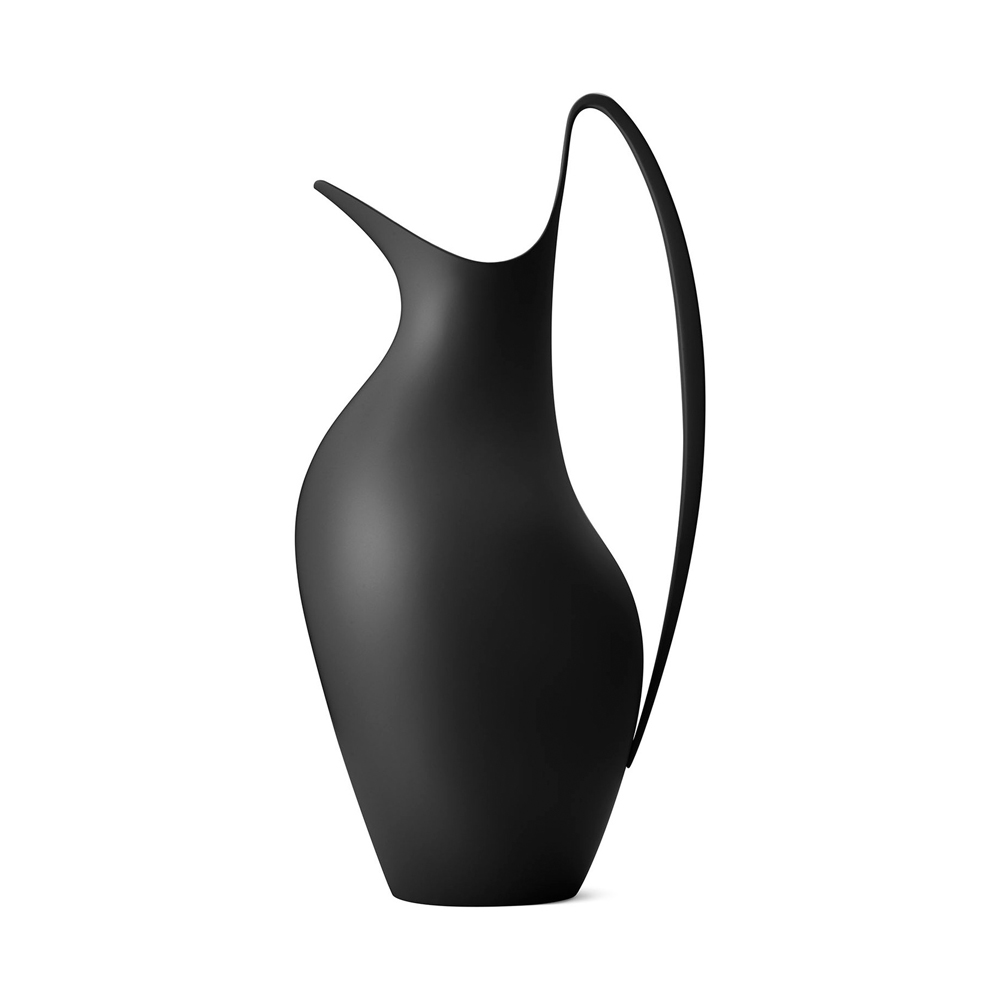 【北歐櫥窗】Georg Jensen HK 曲線水壺（午夜黑、0.75 L）