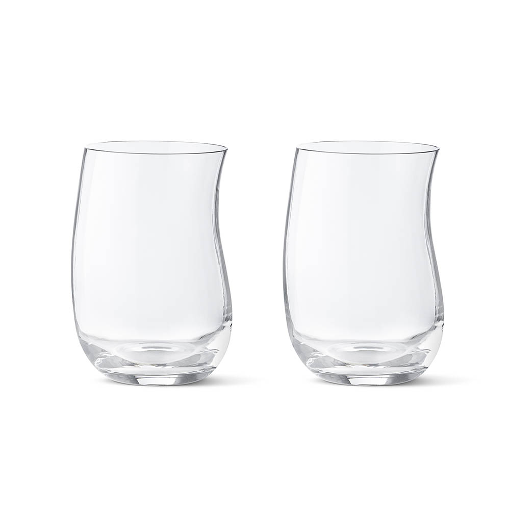 【北歐櫥窗】Georg Jensen COBRA 波浪 玻璃杯（大、二入）
