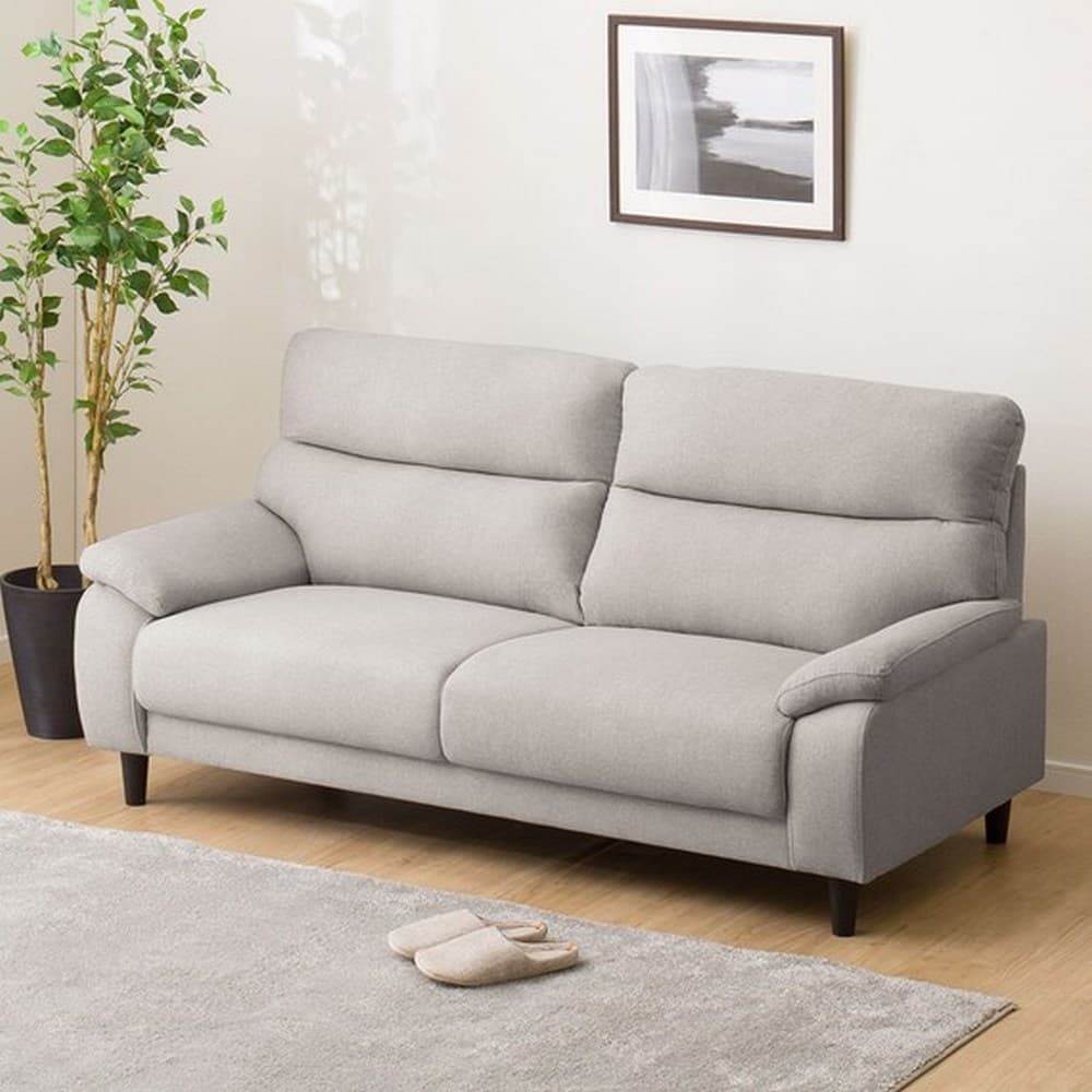 【NITORI 宜得利家居】◎布質3人用沙發 MK02 KD LGY