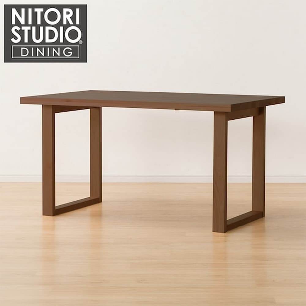 【NITORI 宜得利家居】◎實木餐桌 N COLLECTION T-06U 135 MBR