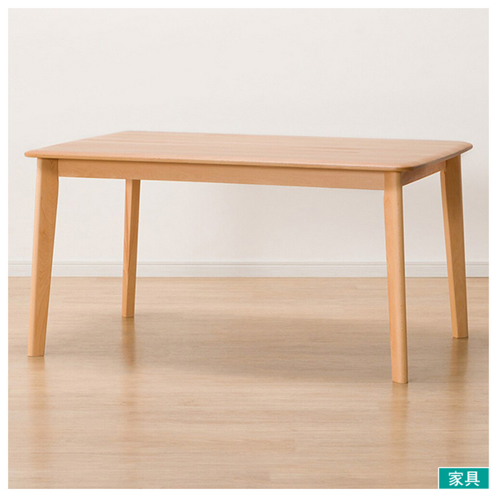 【NITORI 宜得利家居】◎實木餐桌 客廳餐廳兩用桌 N COLLECTION T-01 120 NA
