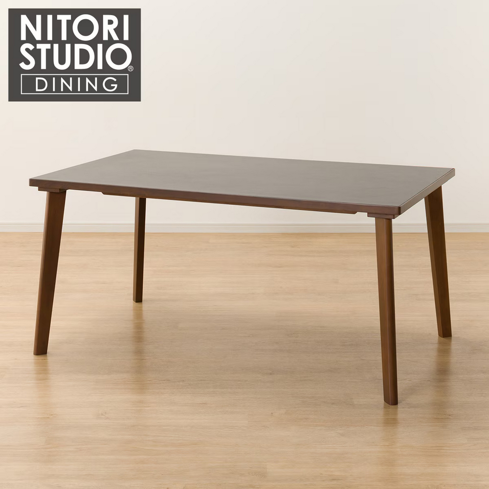 【NITORI 宜得利家居】◎陶板實木餐桌 N COLLECTION T-12 150 MBR/GY