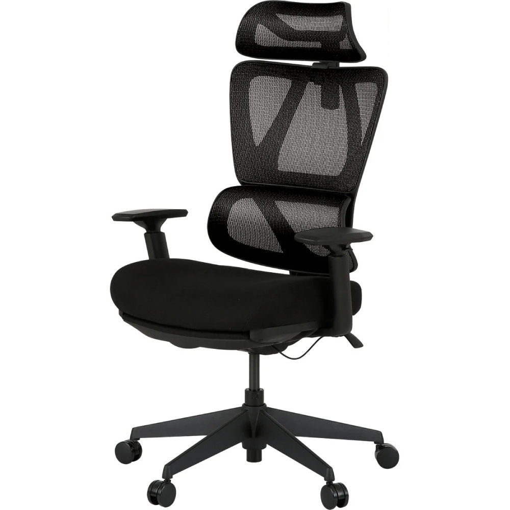 【NITORI 宜得利家居】人體工學椅 電腦椅 辦公椅 OC707 獨立筒彈簧 BK