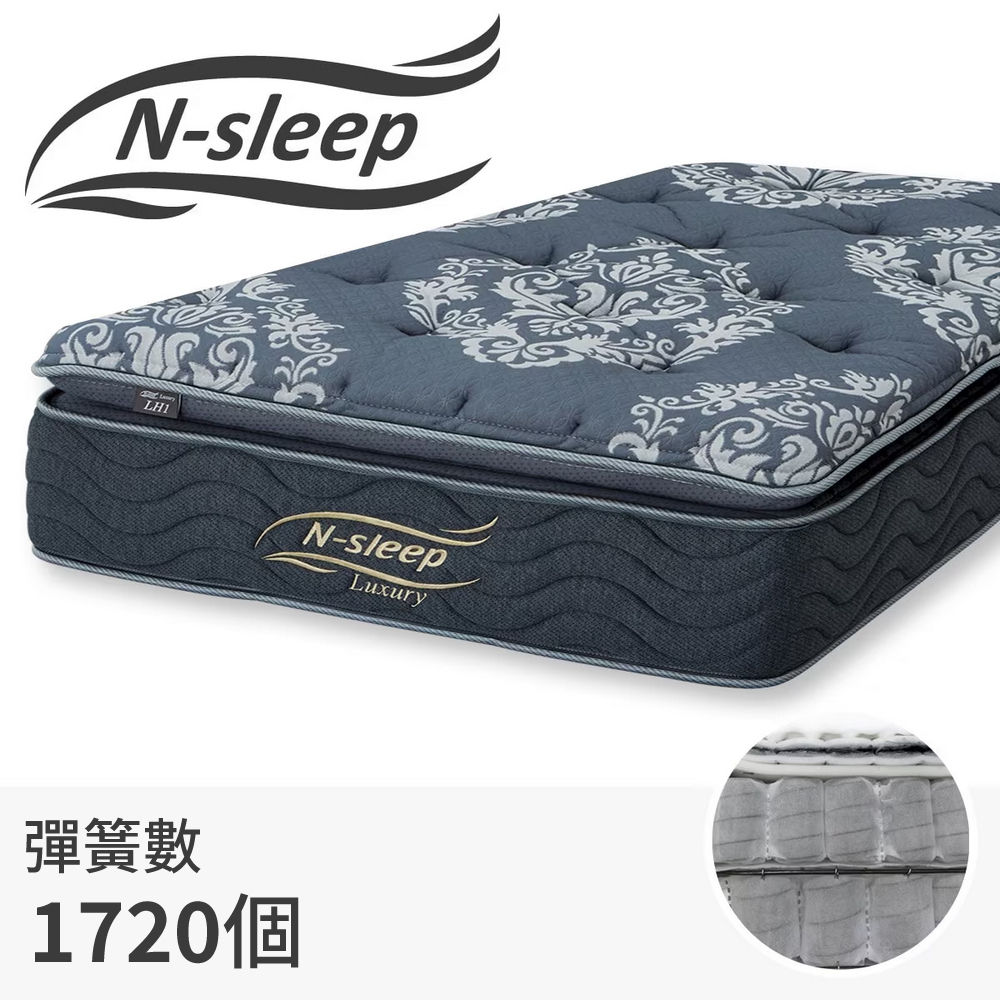 【NITORI 宜得利家居】◎雙層獨立筒彈簧 雙人加大床墊 N-SLEEP LH1 獨立筒彈簧床 獨立筒床墊