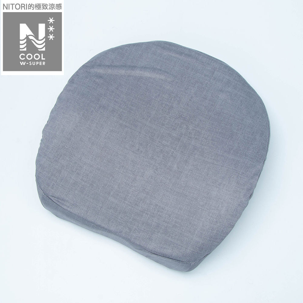 【NITORI 宜得利家居】極致涼感 加高記憶腰靠墊 N COOL WSP 2501 GY