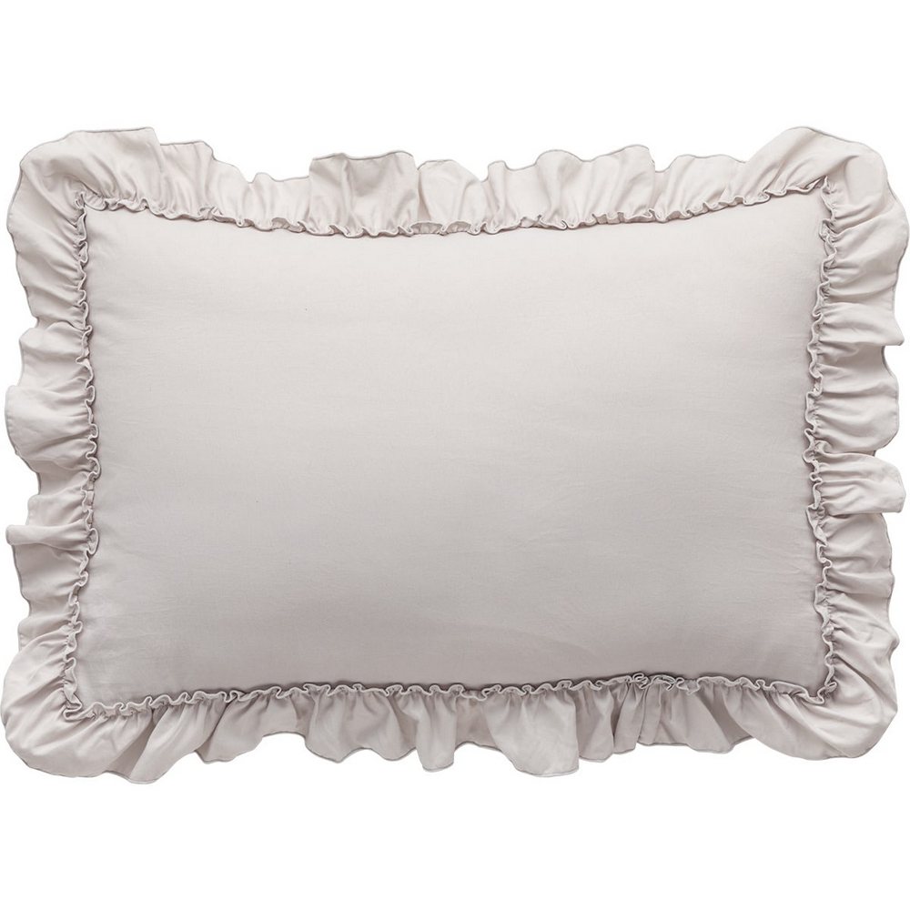 【NITORI 宜得利家居】【DECO HOME商品】枕套 有褶邊 WASH F7 GYBE