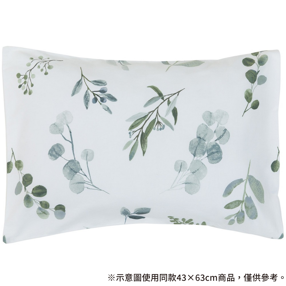 【NITORI 宜得利家居】純棉枕套 NS8 EUCALYPTUS 50×70