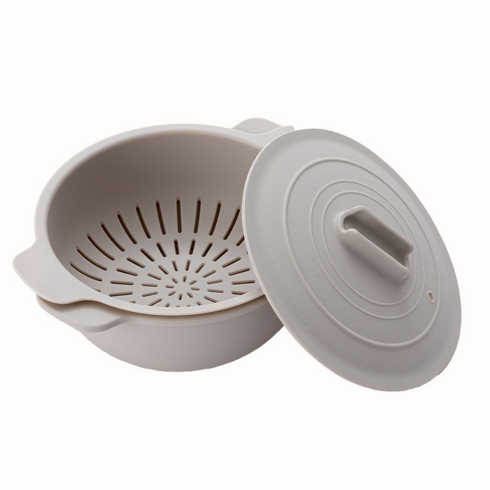 【NITORI 宜得利家居】【DECO HOME商品】可微波矽膠調理鍋 附濾網 MO