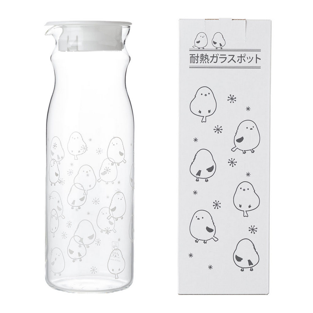 【NITORI 宜得利家居】【DECO HOME商品】耐熱玻璃水壺 長尾山雀 SIMAENAGA 1.2L c-DY01