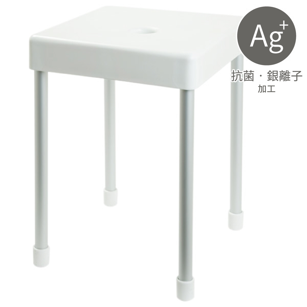 【NITORI 宜得利家居】鋁製輕量抗菌沐浴椅 H40 WH