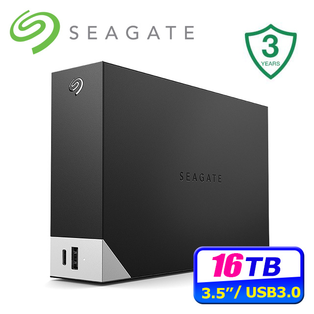 Seagate 希捷 One Touch Hub 16TB 超大容量硬碟 (STLC16000402)