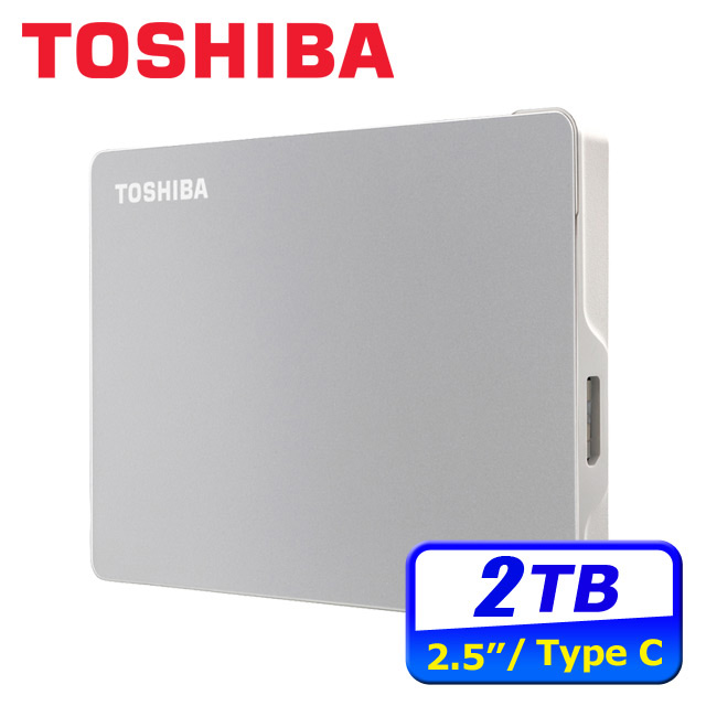 TOSHIBA Canvio Flex 2TB 2.5吋行動硬碟