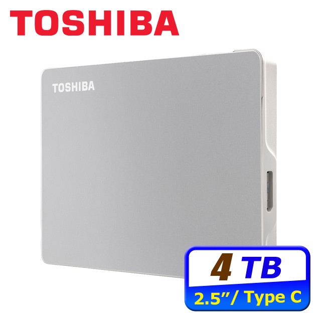 TOSHIBA Canvio Flex 4TB 2.5吋行動硬碟