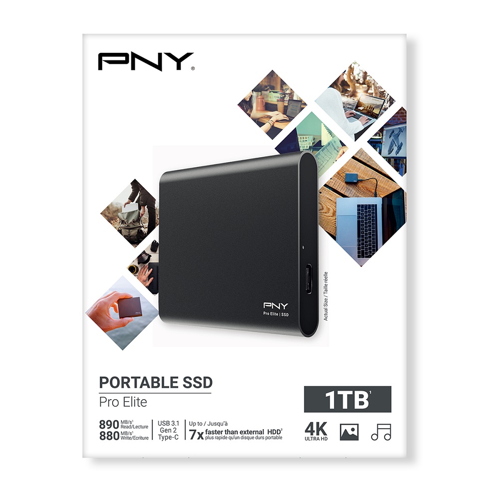 PNY 1TB 攜帶式固態硬碟