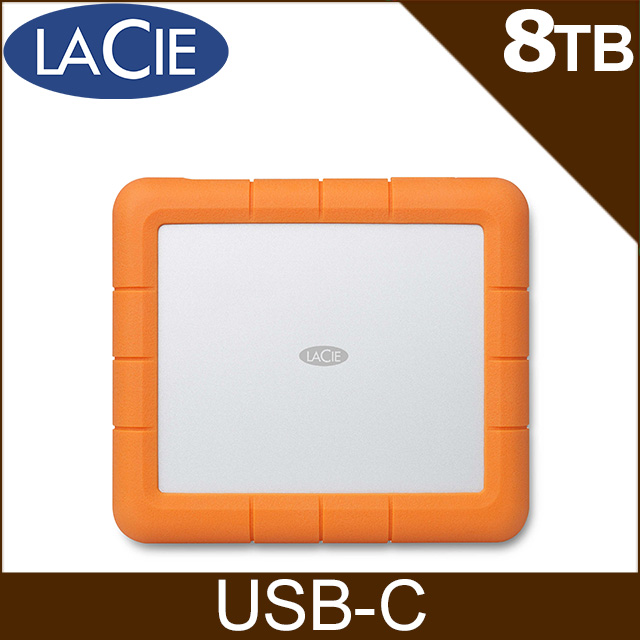 LaCie Rugged RAID Shuttle USB-C 8TB 行動硬碟
