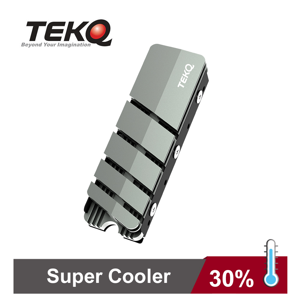 【TEKQ】Super Cooler PCIe NVMe M.2 2280 SSD 散熱條 散熱片 散熱器