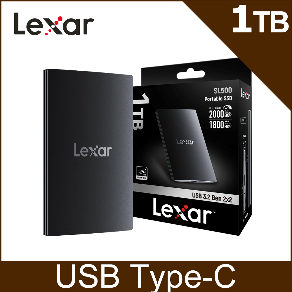 Lexar 雷克沙 SL500 1TB 行動固態硬碟