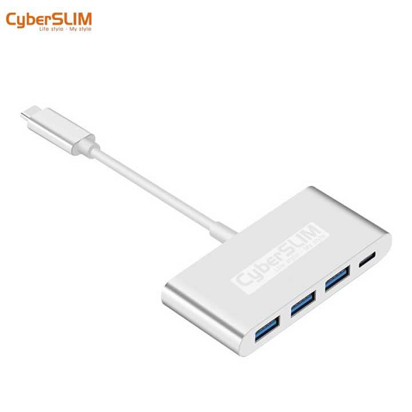 CyberSLIM TCU3H HUB 集線器 Type-C / USB3.0