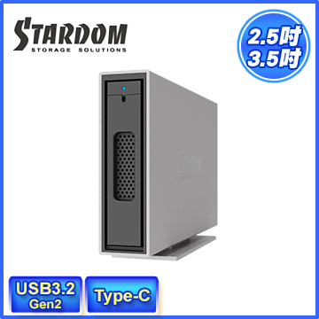 STARDOM i310-BA31 USB3.2 Gen2 Type-C 1bay 硬碟外接盒
