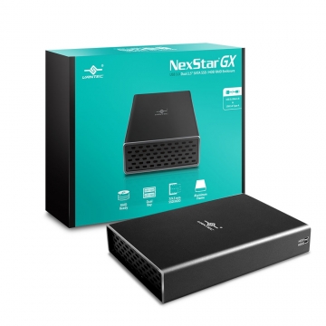 凡達克NexStar®GX USB 3.0雙槽2.5吋SATA SSD / HDD RAID外接盒(NST-272S3-BK)