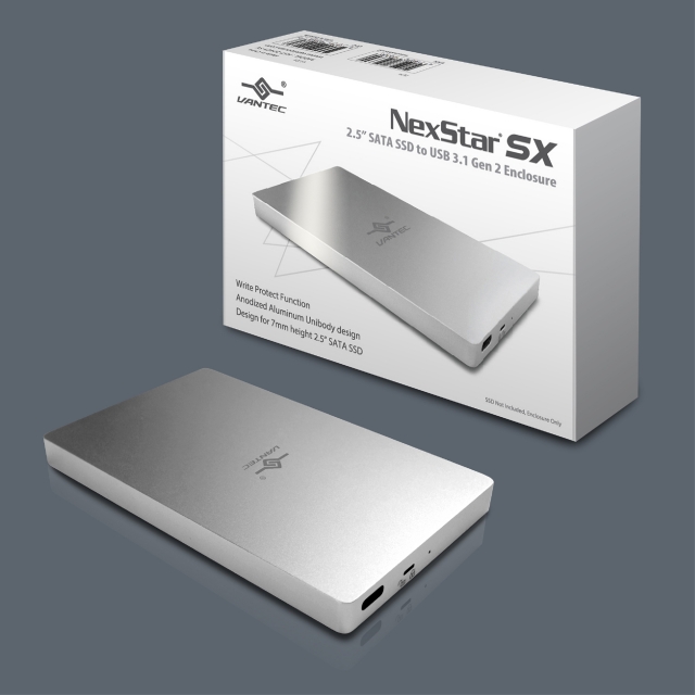 凡達克NexStar SX 2.5吋 SATA SSD to USB 3.1 Gen 2 Type C 外接盒(NST-204C3-SV)