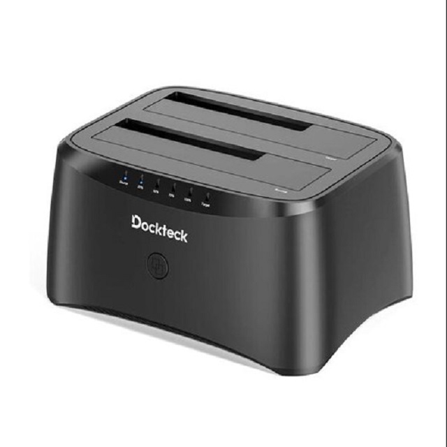 Dockteck USB3.0 SATA3 3.5+2.5吋外接硬碟座 一鍵離線對拷 離線對拷 (DH0001)