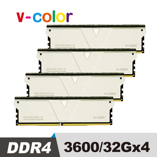 Skywalker Plus系列 DDR4 3600 128GB(32GBx4) 桌上型記憶體
