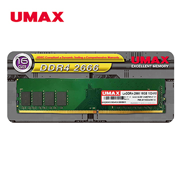 UMAX DDR4 2666 16GB 桌上型記憶體
