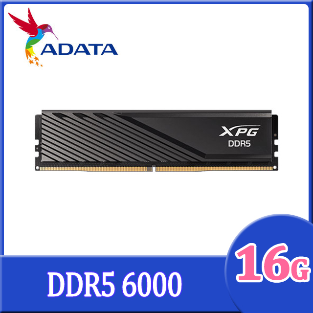 ADATA 威剛 XPG Lancer Blade DDR5 6000 16GB 桌上型超頻記憶體(黑色)(AX5U6000C4816G-SLABBK)