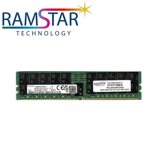 RamStar 鈤星科技 64GB DDR5-4800 ECC REG DIMM 伺服器記憶體
