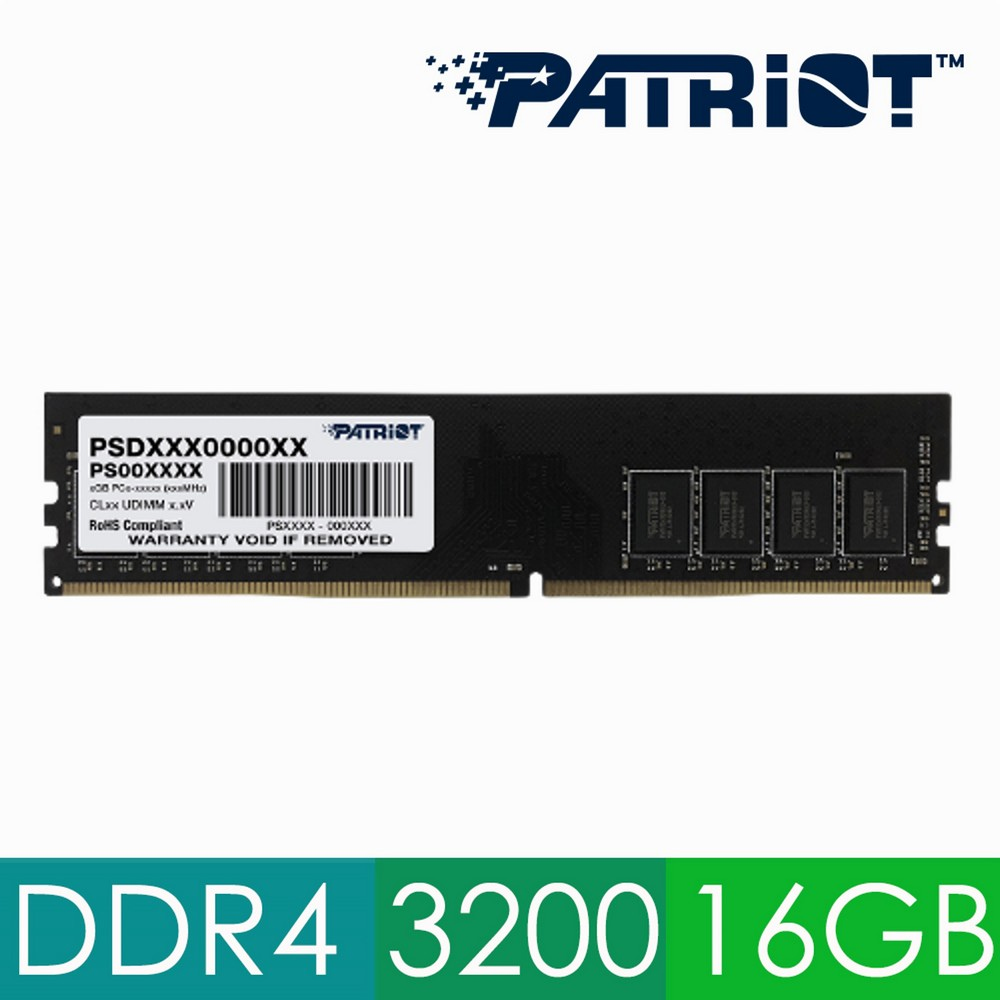 Patriot 美商博帝 DDR4 3200 16GB 桌上型記憶體