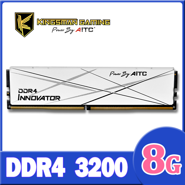 AITC 艾格 KINGSMAN INNOVATOR DDR4 8GB 3200MHz 桌上型 電競型記憶體