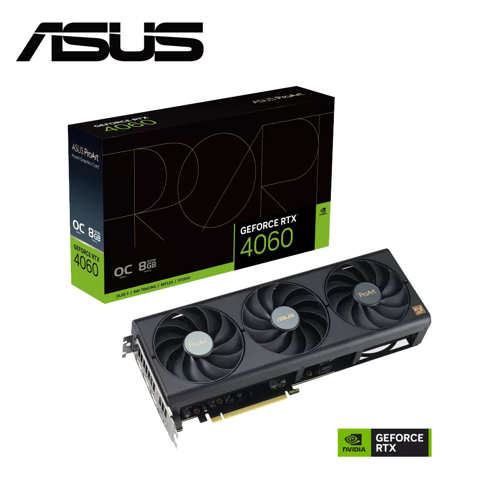 ASUS ProArt GeForce RTX 4060 8GB GDDR6 顯示卡