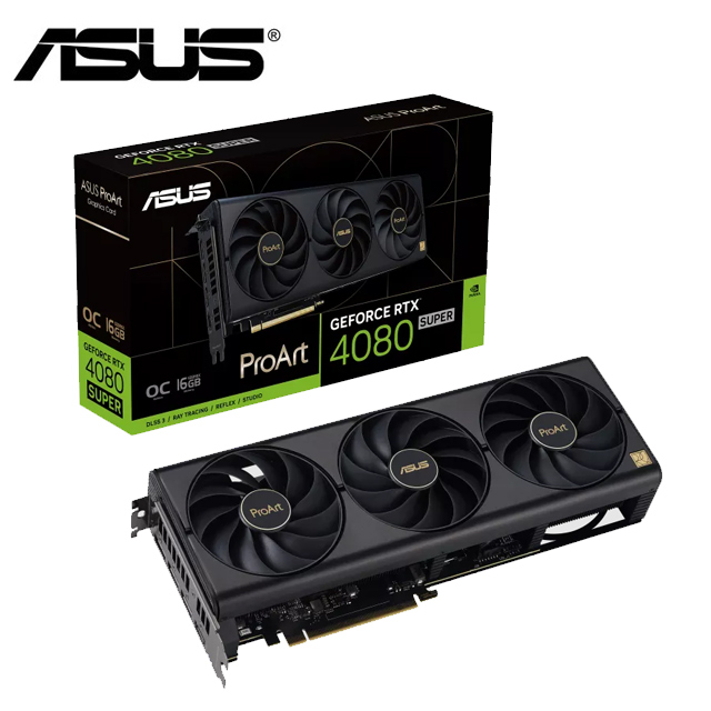 ASUS ProArt GeForce RTX 4080 SUPER 16GB 顯示卡