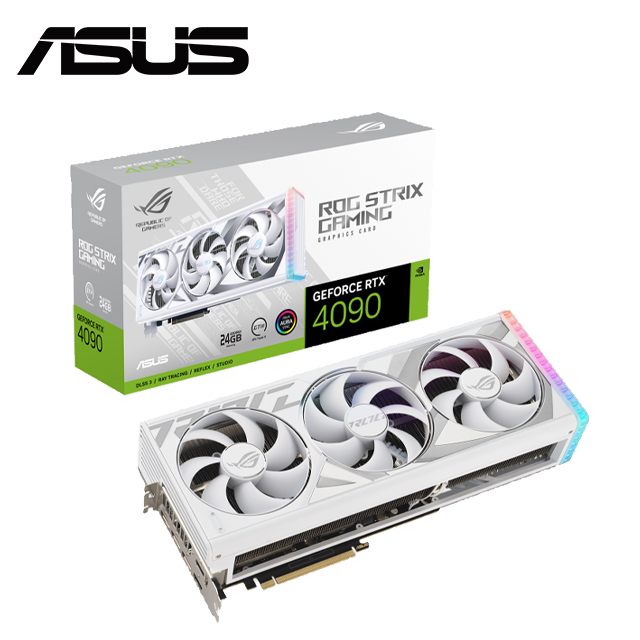 ASUS ROG Strix GeForce RTX 4090 24GB White 顯示卡