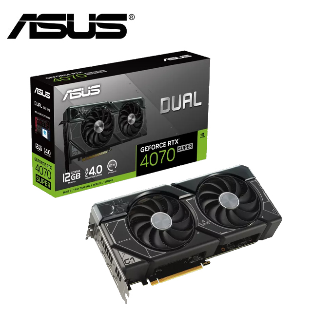 ASUS Dual GeForce RTX 4070 SUPER 12GB 顯示卡