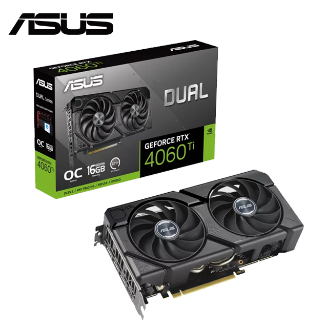 ASUS Dual GeForce RTX 4060 Ti EVO OC 16GB 顯示卡