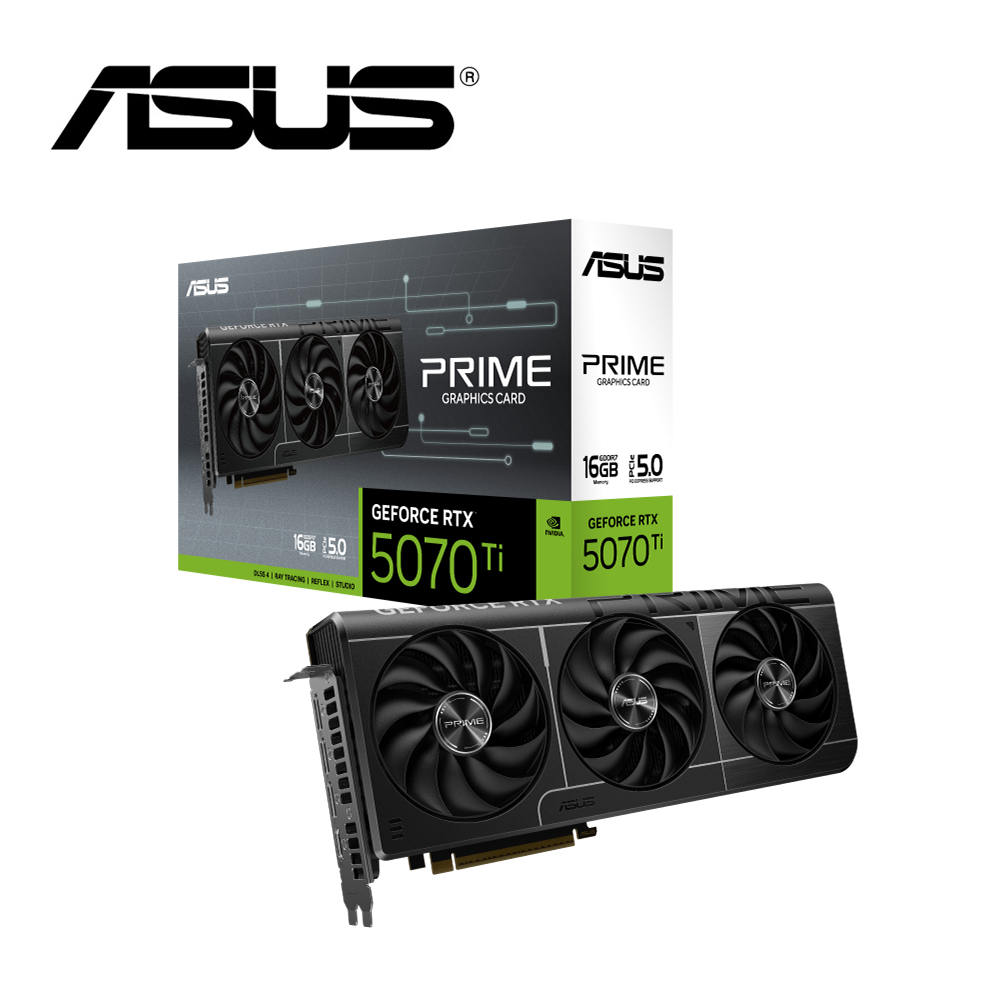 華碩 PRIME-RTX5070TI-16G 顯示卡 (組合包)