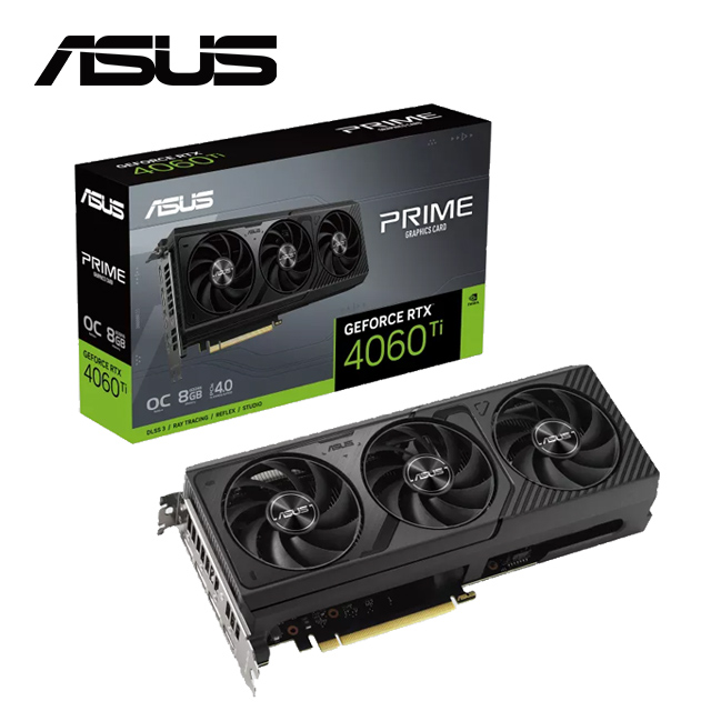 ASUS PRIME GeForce RTX 4060 Ti 8GB OC 顯示卡