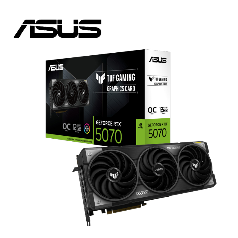 ASUS TUF Gaming GeForce RTX 5070 12GB GDDR7 OC 超頻版 顯示卡