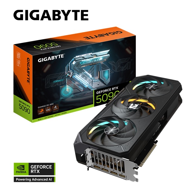 技嘉 AORUS GeForce RTX 5090 GAMING OC 32G 顯示卡 組合