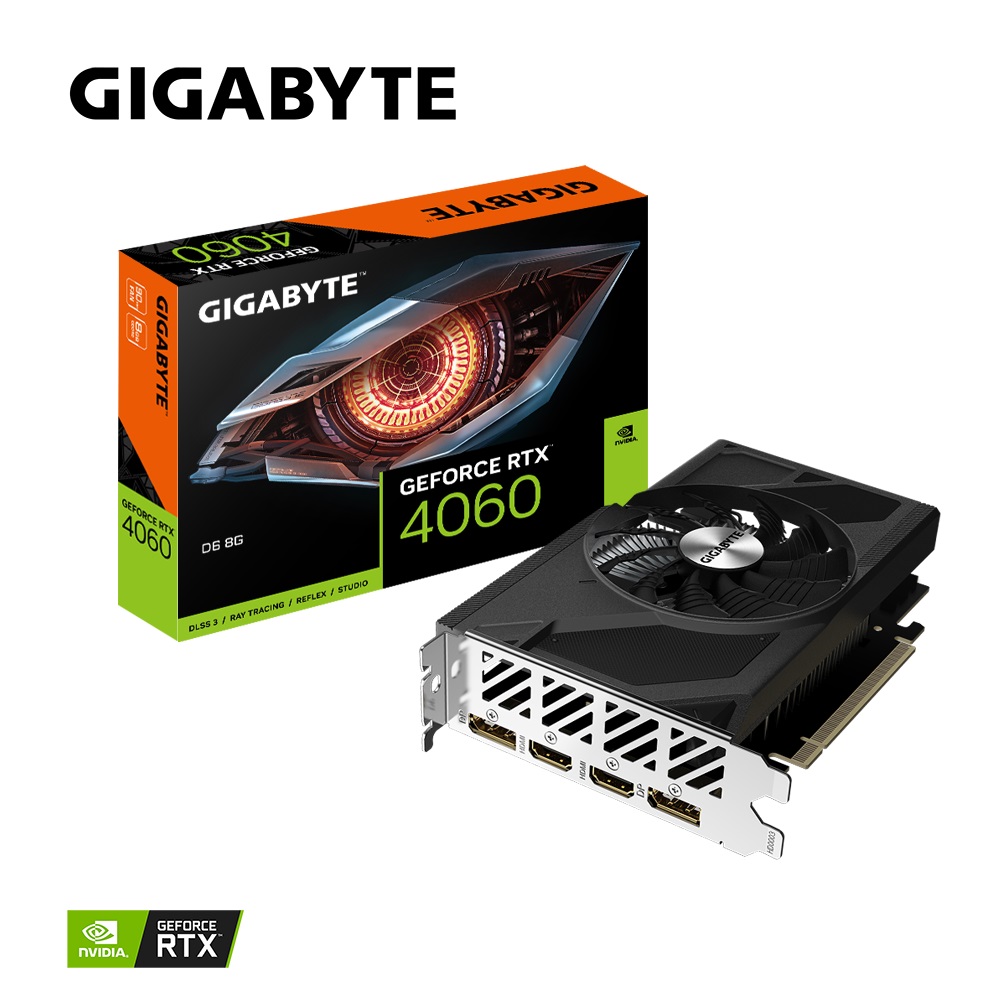技嘉 GeForce RTX 4060 D6 8G 顯示卡