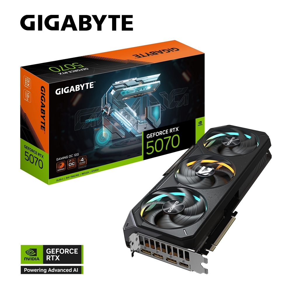 技嘉 GeForce RTX 5070 GAMING OC 12G 顯示卡