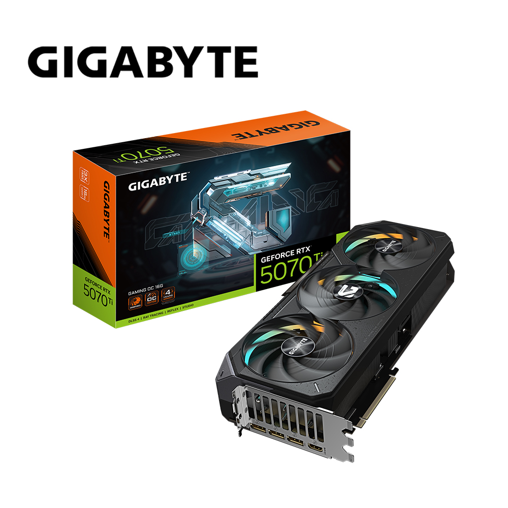 技嘉 RTX 5070 Ti GAMING OC 16G 顯示卡 (組合包)