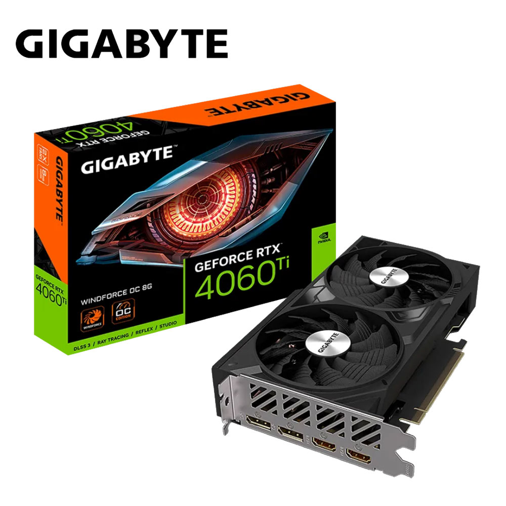 技嘉 GeForce RTX 4060 Ti WINDFORCE OC 8G 顯示卡