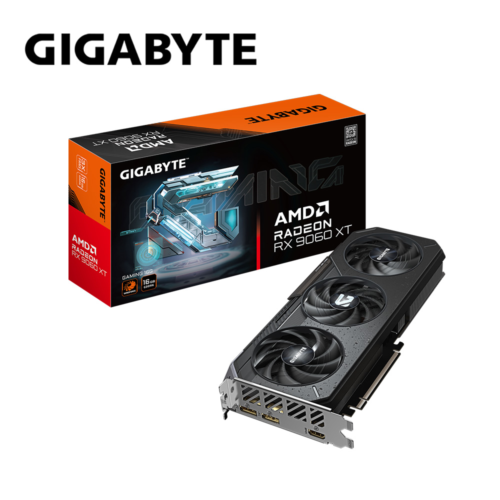 GIGABYTE 技嘉 RX 9060 XT GAMING 16G 顯示卡+ViewSonic 優派 VA2414-MH 24吋 無邊框設計螢幕