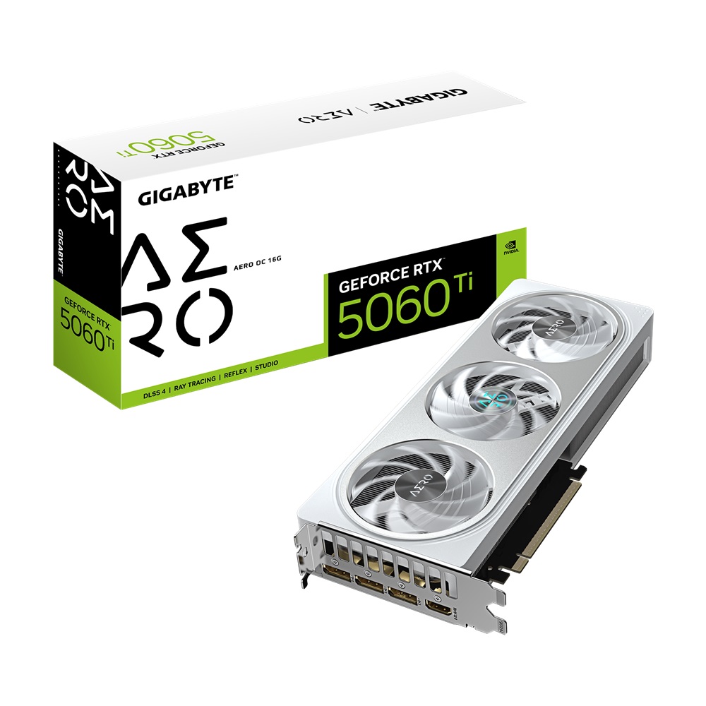 技嘉 AORUS GeForce RTX 5060 Ti AERO OC 16G 顯示卡+B760M 主機板
