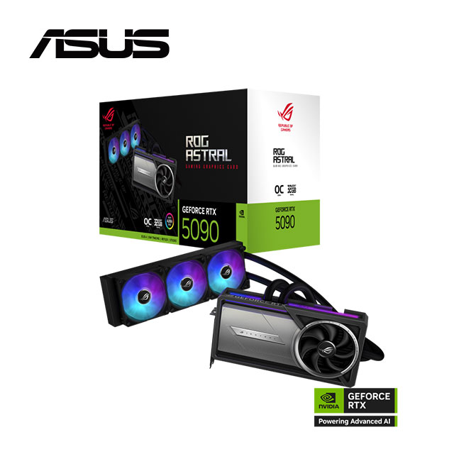 華碩 ROG Astral LC GeForce RTX 5090 32GB GDDR7 OC 超頻版 顯示卡 大組包