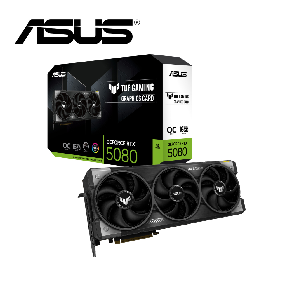 華碩 TUF-RTX5080-O16G-GAMING 顯示卡 (組合包-3)