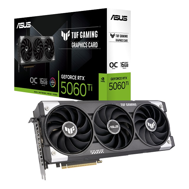華碩 ASUS TUF Gaming GeForce RTX 5060 Ti 16GB GDDR7 OC 超頻版 顯示卡